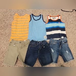 Boys tanks and shorts size 4
